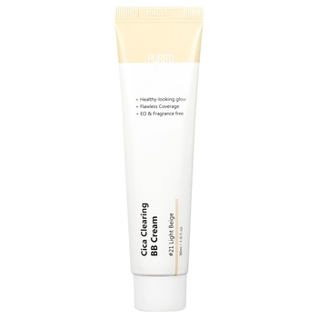 Crema colorata pentru fata Cica Clearing BB Cream, Purito, Light Beige 21, 30 ml Crema colorata pentru fata Cica Clearing BB Cream, Purito, Light Beige 21, 30 ml