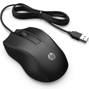 Mouse optic HP 100, Negru