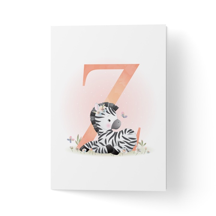 Üdvözlőlap borítékkal, prémium texturált papír - Z