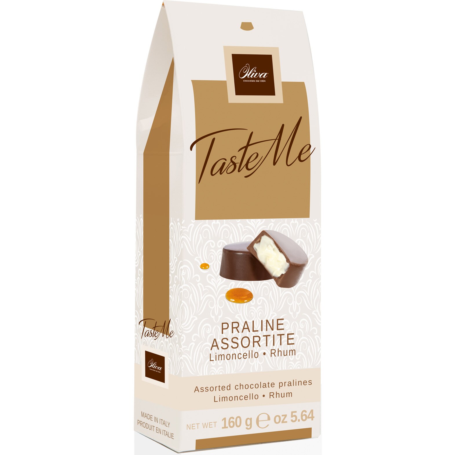 Praline Oliva Taste Me Mix Rhum si Limoncelo, 160 g
