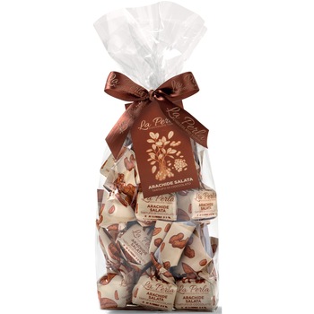 Trufe de ciocolata cu arahide sarate La Perla Arachide Salata, 200 g Trufe de ciocolata cu arahide sarate La Perla Arachide Salata, 200 g