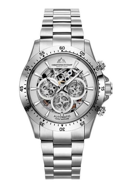 Christophe Duchamp, Автоматичен мултифукционален часовник, Сребрист
