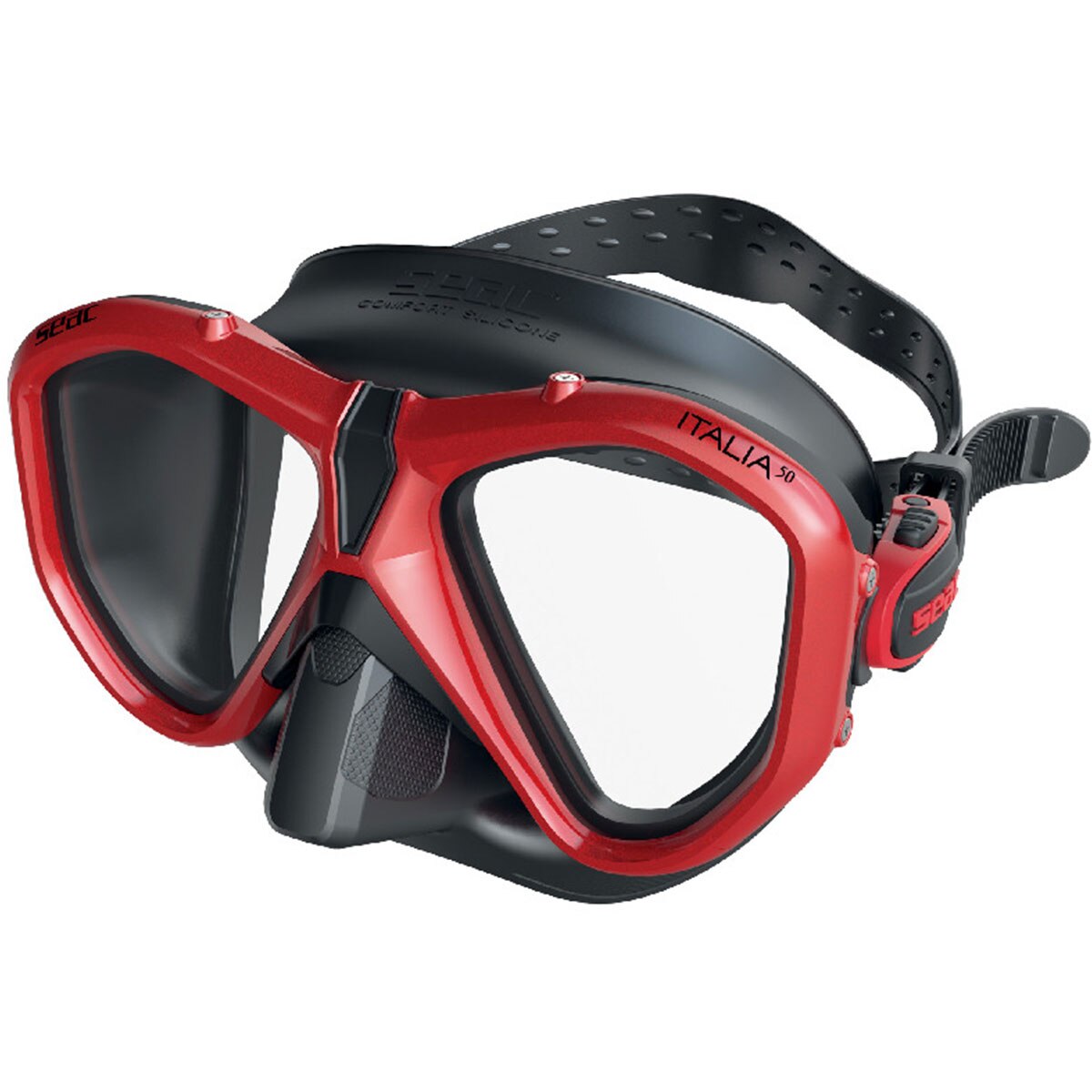 Masca Seac - ITALIA 50 Black, Rosu