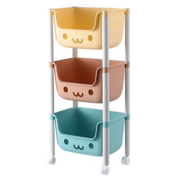 Organizator jucarii Quasar & Co., 3 compartimente, cu roti, ABS, 39 x 25 x 85 cm, multicolor Organizator jucarii Quasar & Co., 3 compartimente, cu roti, ABS, 39 x 25 x 85 cm, multicolor