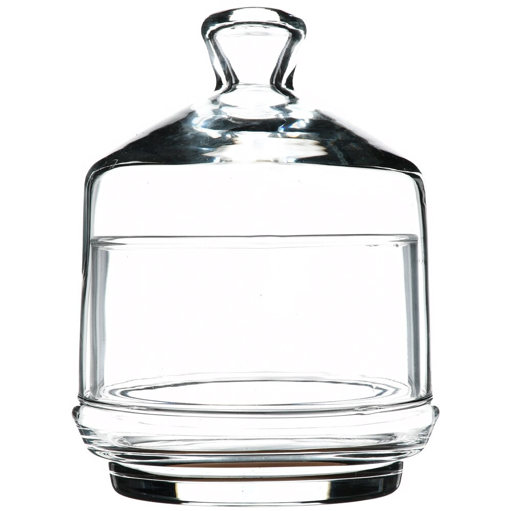 Bomboniera cu capac, Quasar & Co., 260 ml, suport prezentare candy bar, sticla, transparent