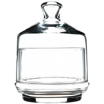 Bomboniera cu capac, Quasar & Co., 260 ml, suport prezentare candy bar, sticla, transparent Bomboniera cu capac, Quasar & Co., 260 ml, suport prezentare candy bar, sticla, transparent