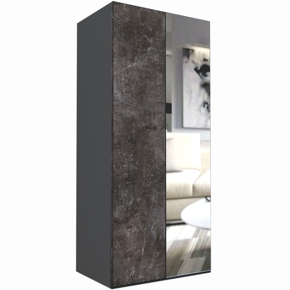 Dulap Genarom LEX B, Decor 4299 / Oglinda, 100 x 218 x 66 cm