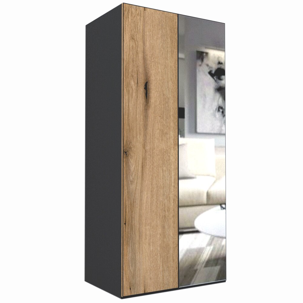 Dulap Genarom LEX C, Decor K365 / Oglinda, 100 x 240 x 66 cm