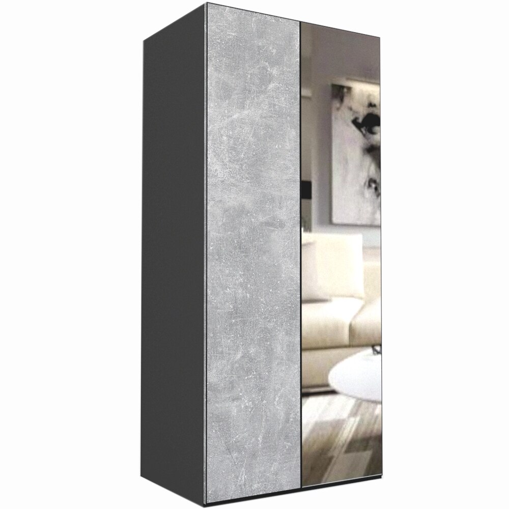 Dulap Genarom LEX D, Decor 4298 / Oglinda, 100 x 218 x 66 cm