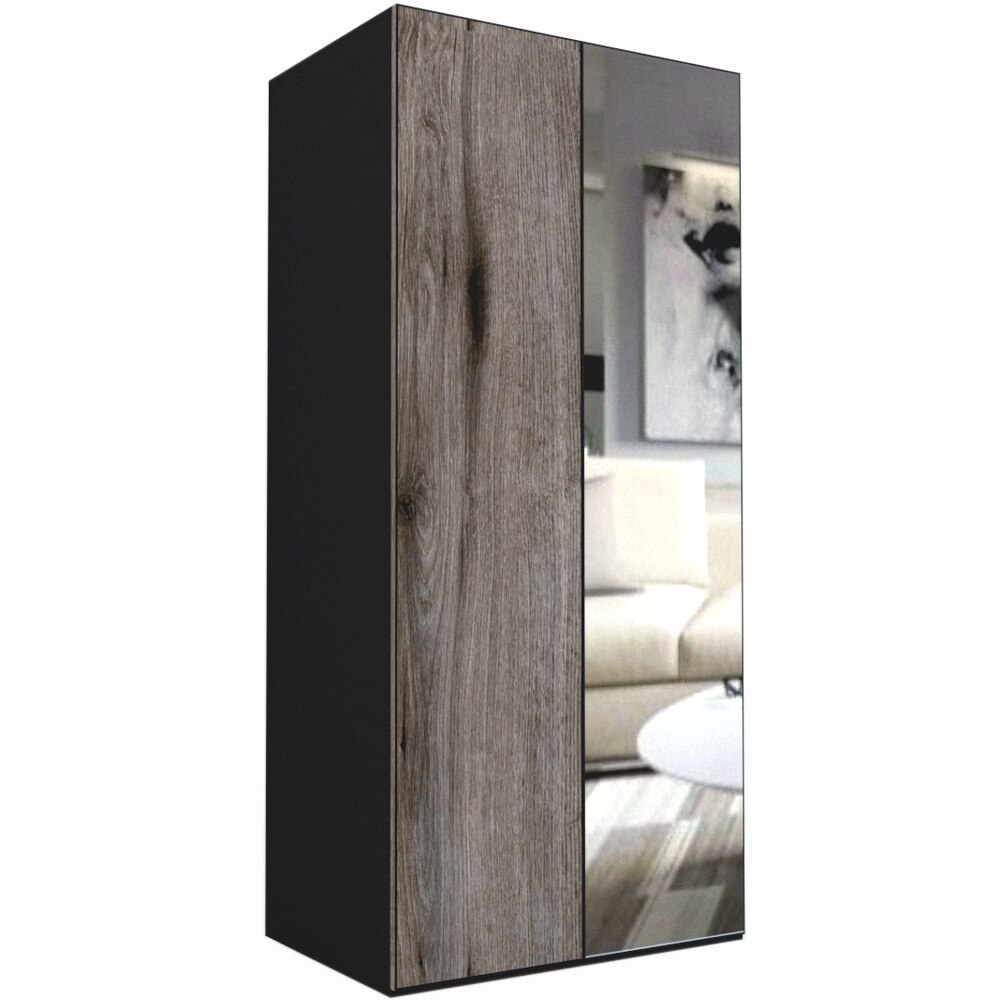 Dulap Genarom LEX A, Decor K366 / Oglinda, 100 x 240 x 66 cm