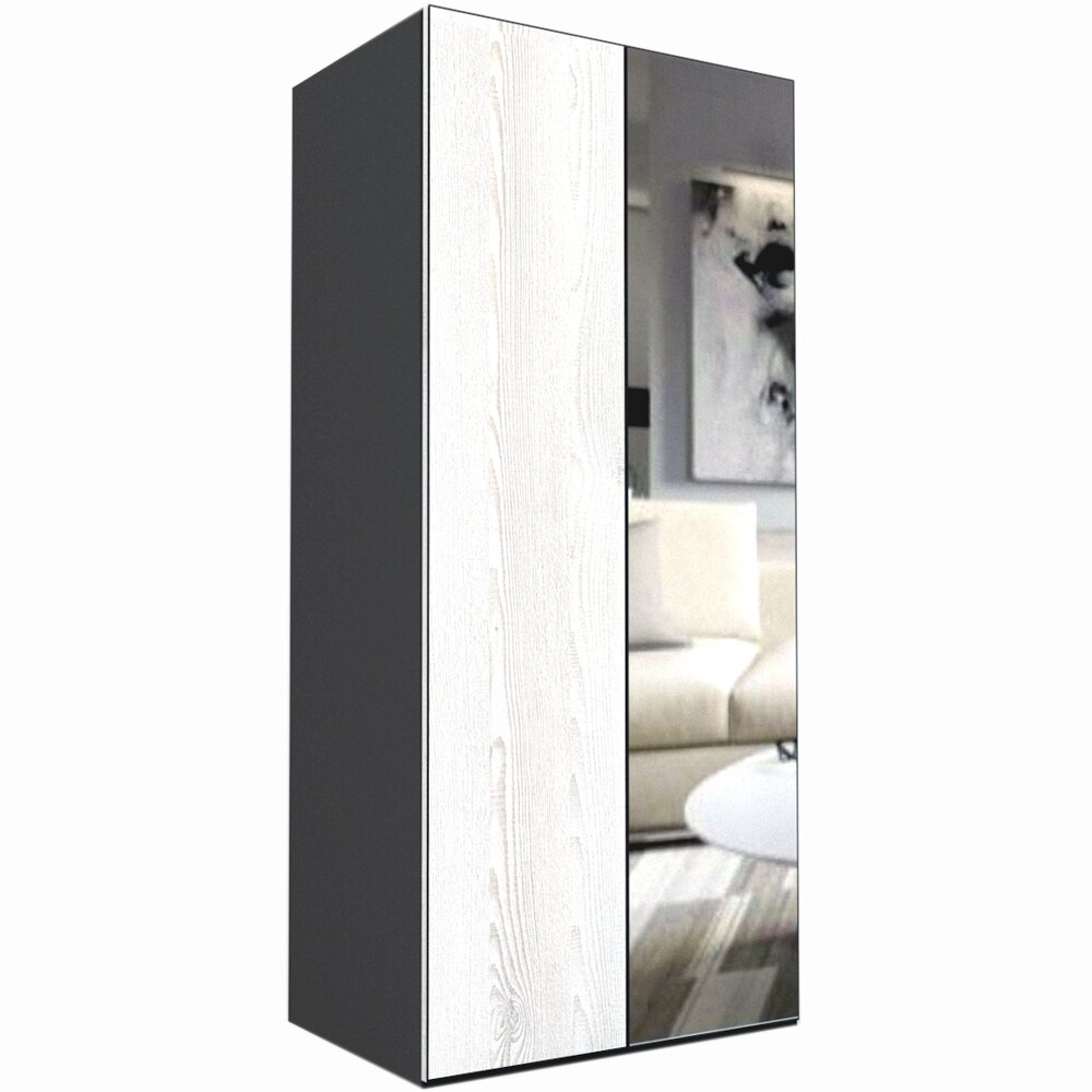 Dulap Genarom LEX A, Decor K010 / Oglinda, 100 x 240 x 66 cm