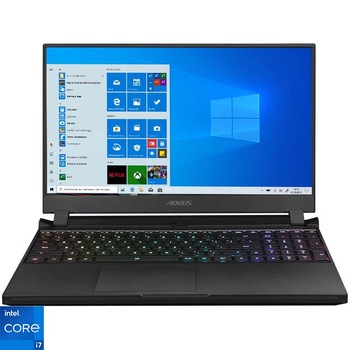 Laptop Gaming Gigabyte cu procesor Intel Core i7-11800H, 15.6 Laptop Gaming Gigabyte cu procesor Intel Core i7-11800H, 15.6