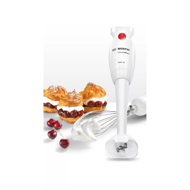 Bosch MSM14500 botmixer, 400W, fehér/piros