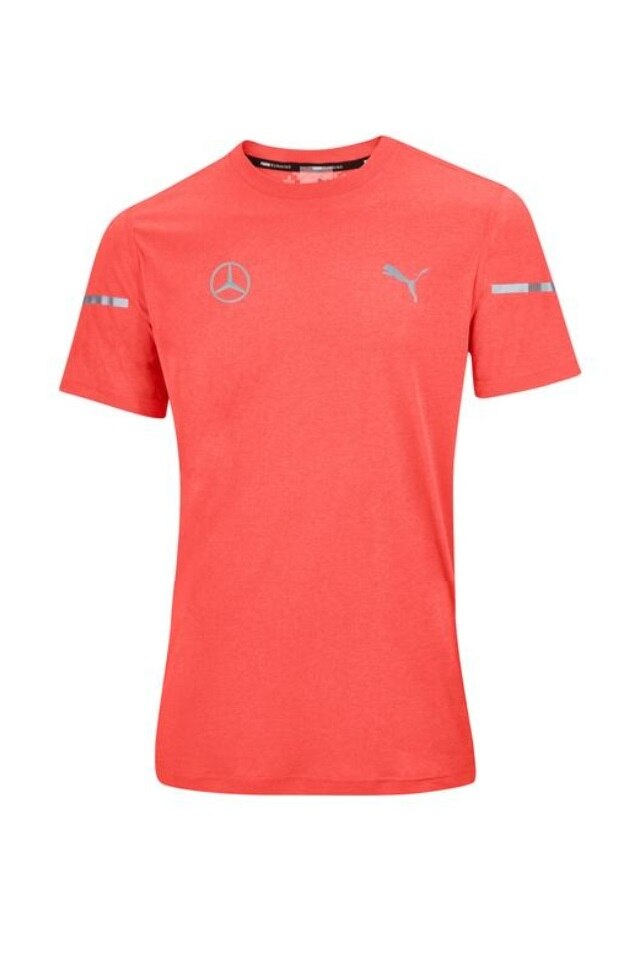 Tricou Mercedes Benz Barbatesc, Orange, M