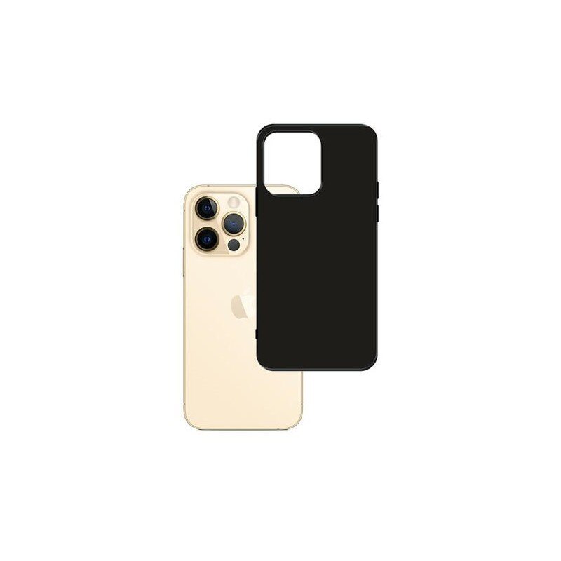 Husa Spate 3Mk Matte Case Compatibila Cu iPhone 13 Pro Max, Negru Matte Silicon