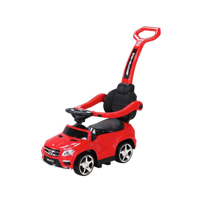 Masinuta copii cu maner de impins pentru parinti, bara de protectie, design modern, Mercedes GL63