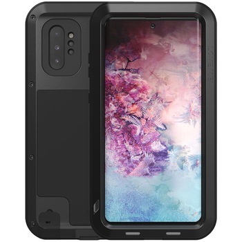 Carcasa blindata LOVE MEI Puternic Galaxy Note 10 Plus, negru Carcasa blindata LOVE MEI Puternic Galaxy Note 10 Plus, negru