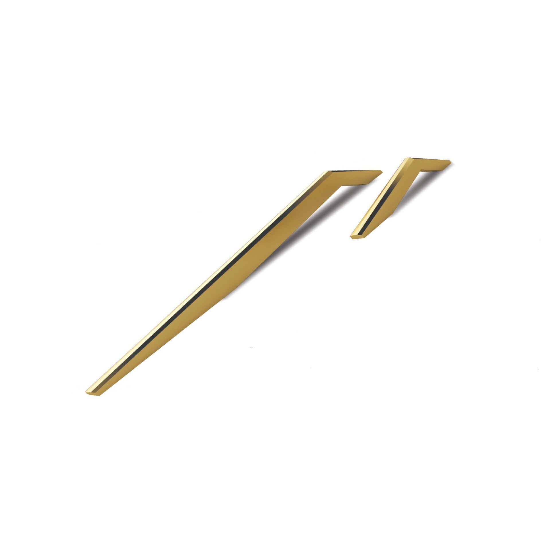 Maner mobilier Mimoza , finisaj , auriu periat , 373 x 34 x 8 mm