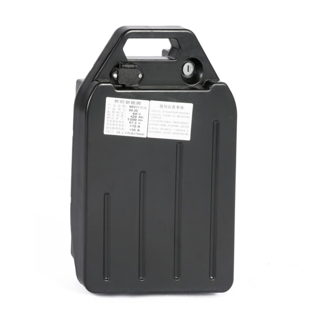 Baterie Acumulator Scuter Electric Li-Ion 60V 20Ah Detasabil 67.2v incarcare maxima, Negru
