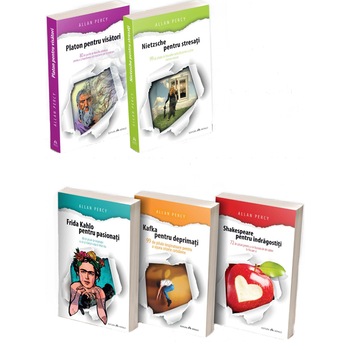 Pachet Pilule de filozofie pentru o viata echilibrata 5 carti, Allan Percy Pachet Pilule de filozofie pentru o viata echilibrata 5 carti, Allan Percy