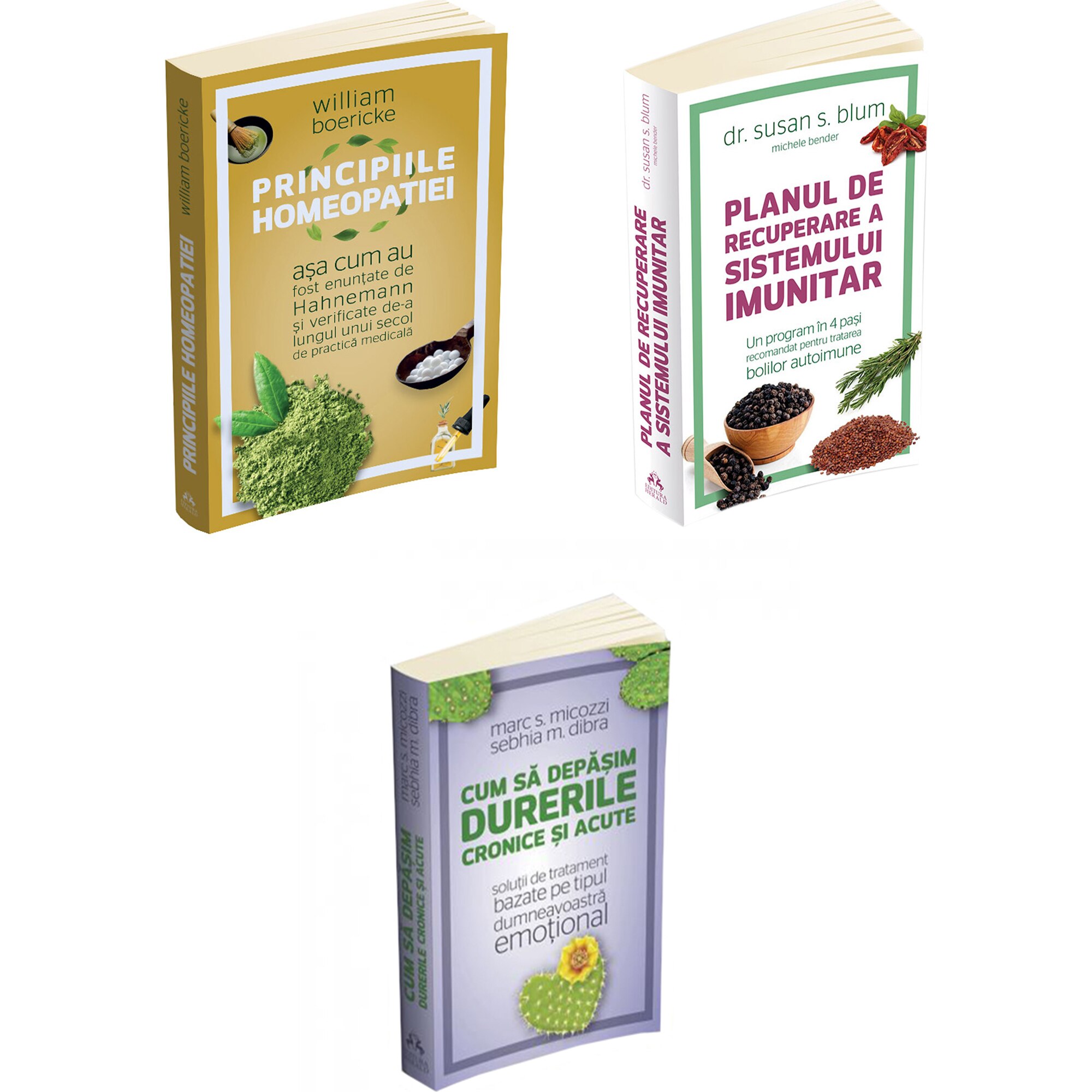 Pachet Restabileste echilibrul sistemului imunitar, 3 carti