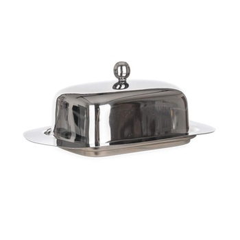 Untiera inox cu capac, 18.5 x 12.5 x 8.5 cm Untiera inox cu capac, 18.5 x 12.5 x 8.5 cm