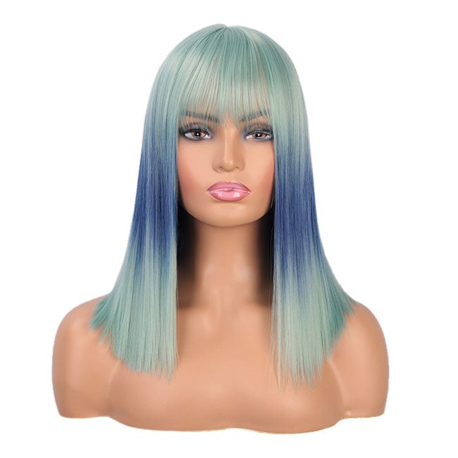 Peruca NANCY Balayage Blue/Green