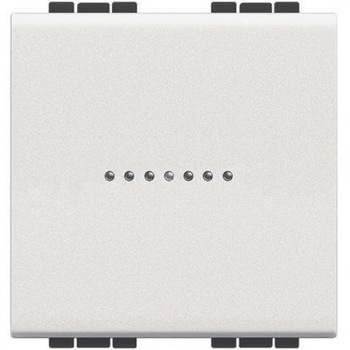 Intrerupator, Bticino, Cap Cruce, Axial Living Light, 2M, 16A, Alb, N4054M2 Intrerupator, Bticino, Cap Cruce, Axial Living Light, 2M, 16A, Alb, N4054M2
