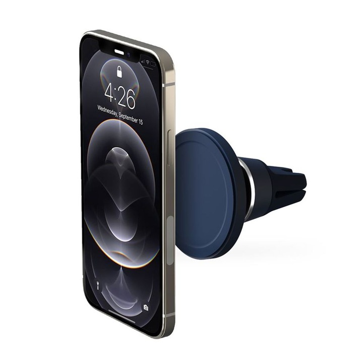 Стойка за автомобил iOttie Velox, Универсална, Magnetic MagSafe, Air Vent Mount, Син