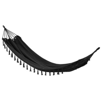 Hamac, Progarden, Textil/Lemn, 200x100 cm, 120 kg, Negru Hamac, Progarden, Textil/Lemn, 200x100 cm, 120 kg, Negru