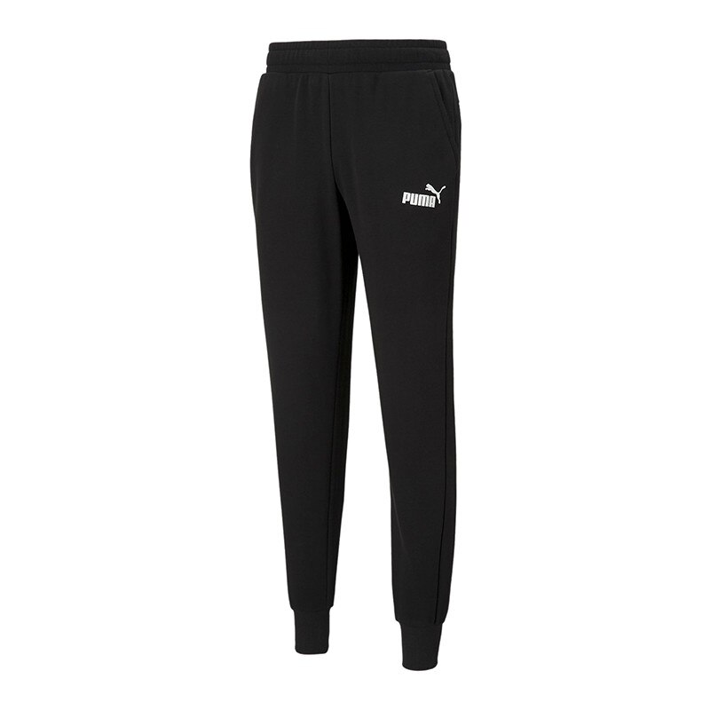 Pantaloni Puma Essentials Logo 586716-01, Barbati, Negru, XS