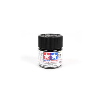 Vopsea acrilica pentru modelism Tamiya 81501 X-1 Flat Black (gloss) 10ml TAM X011 Vopsea acrilica pentru modelism Tamiya 81501 X-1 Flat Black (gloss) 10ml TAM X011