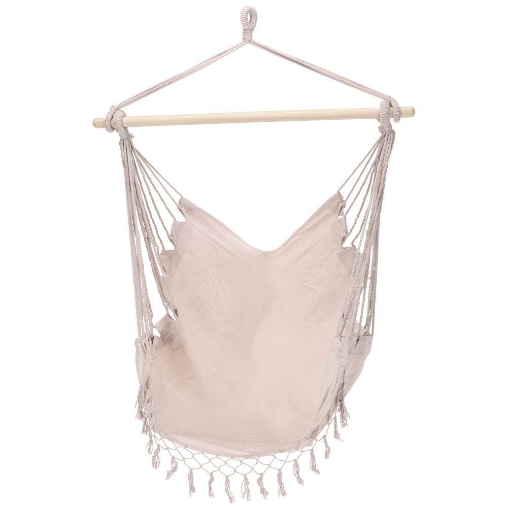 Hamac brazilian, Ambiance, Textil/Lemn, 120 kg, Bej