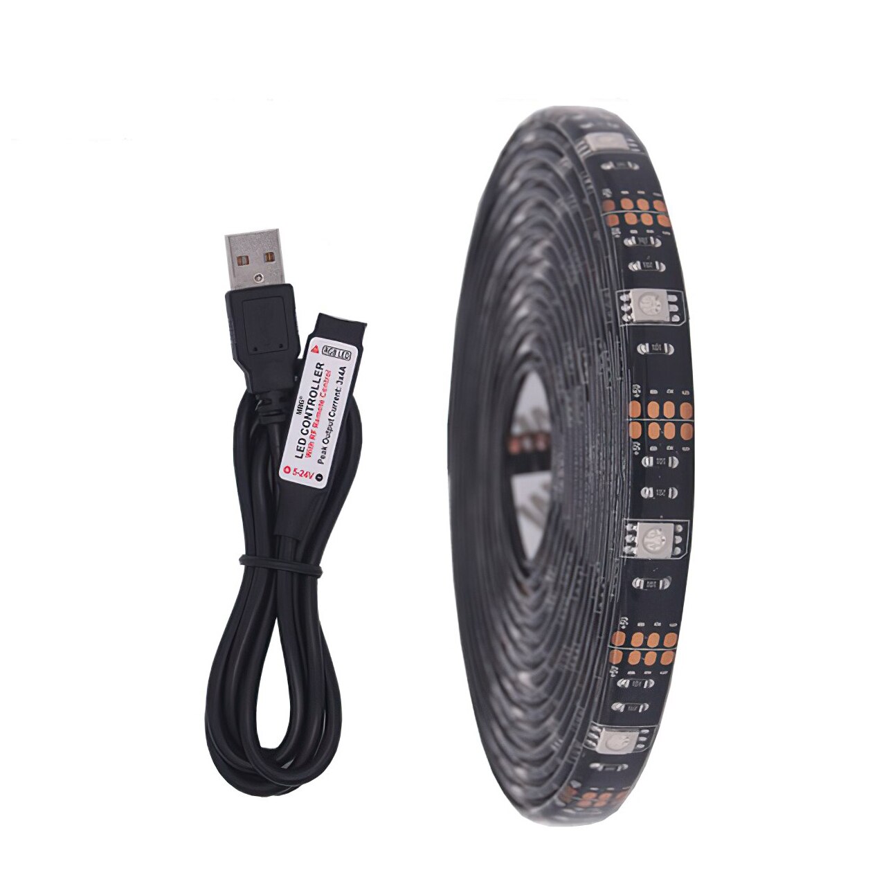 Banda LED MRG M648, Bluetooth, RGB, 2 metri
