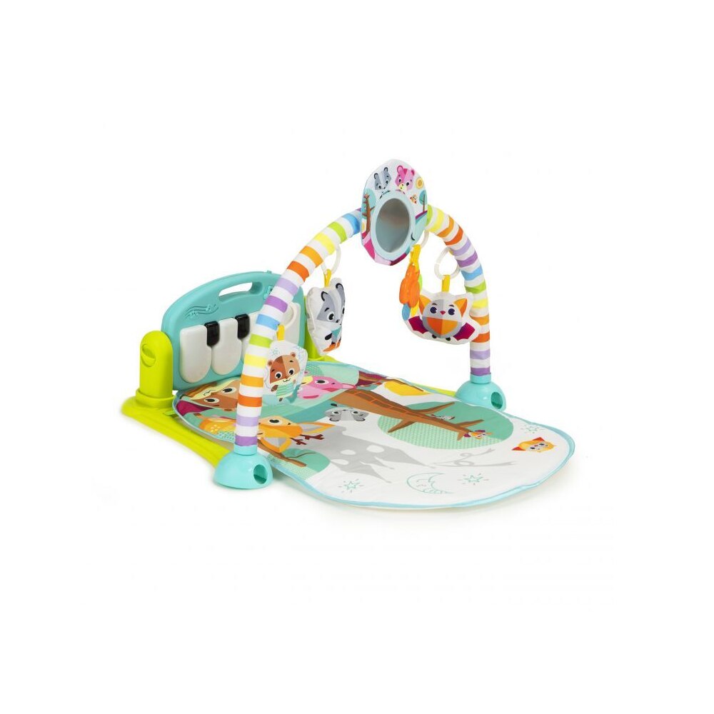 Saltea Educationala pentru Bebelusi, Bigshot BS9690MC, Bluetooth, Proiector LED, Jucarii Suspendate, 73 x 64 x 41 cm, Multicolora