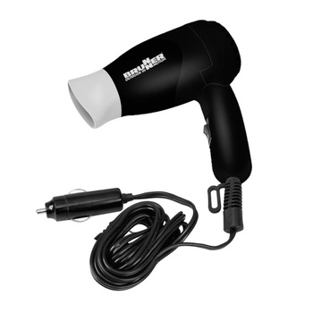 Uscator de par 12V, 168W, negru Uscator de par 12V, 168W, negru