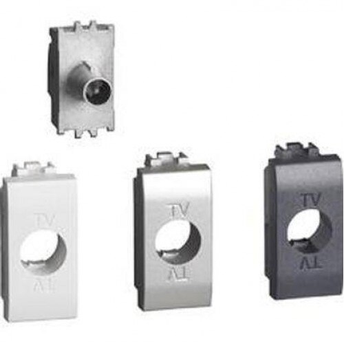 Priza TV de capat, Bticino, Living Light, 1M, Alb, LN4202D