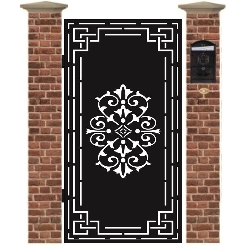 Poarta pietonala din tabla debitata cu plasma MAJESTIC 1940 x 990 mm