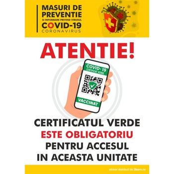 Stickere Info reguli Covid-19  Stickere Info reguli Covid-19