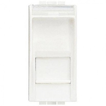 Priza Date, Bticino, UTP, CAT5E, Living Light, RJ45, 1M, Alb, N4279C5E Priza Date, Bticino, UTP, CAT5E, Living Light, RJ45, 1M, Alb, N4279C5E
