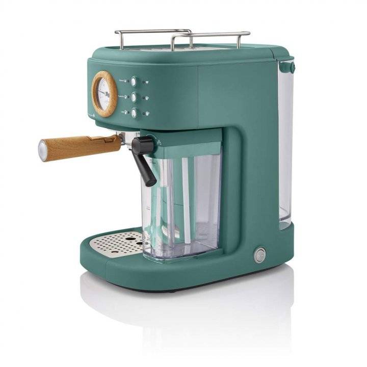 Espressor Retro Swan One Touch SK22150GR, 20 Bari, Rezervor pentru