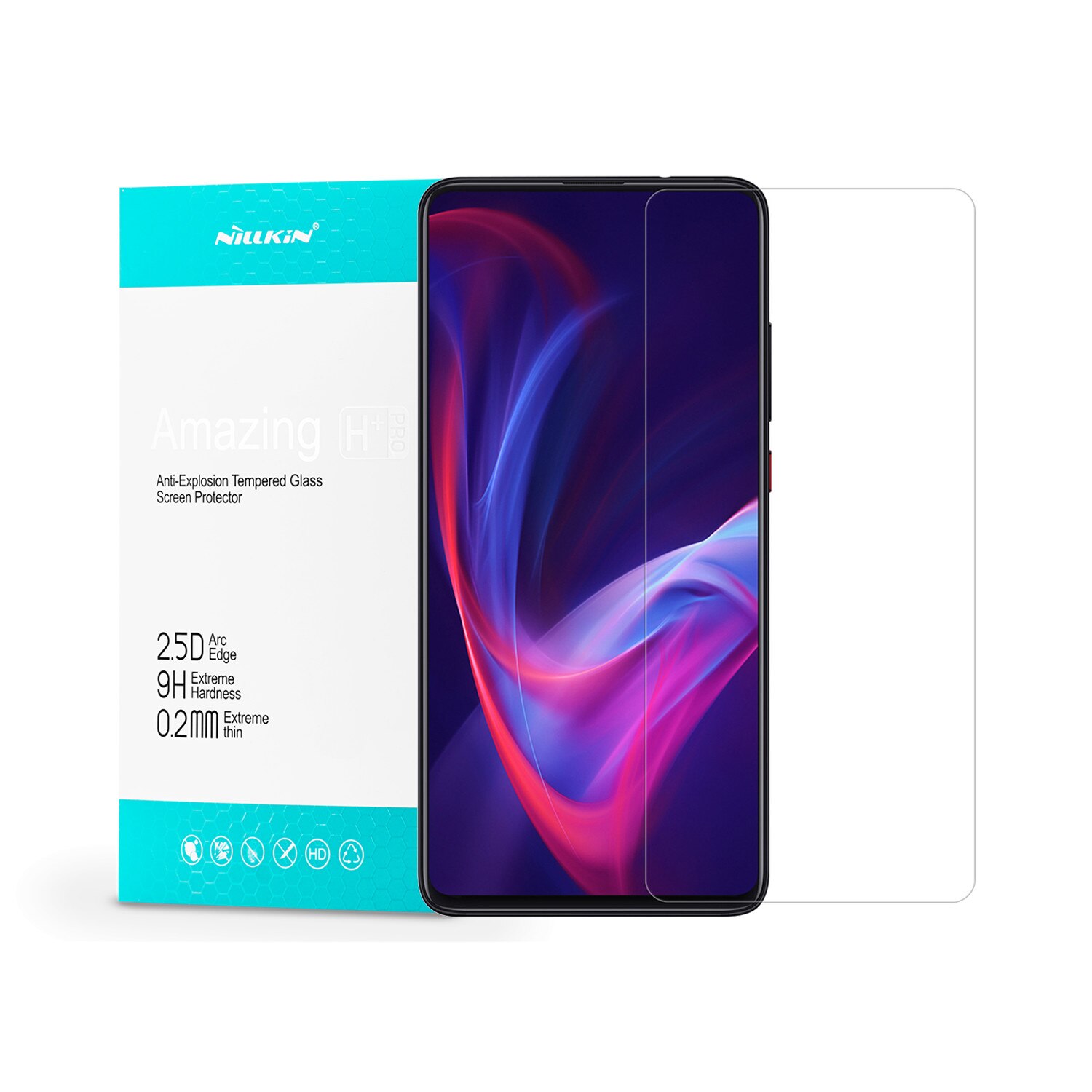 Folie de protectie, Nillkin, Compatibil cu XIAOMI MI 9T / 9T PRO REDMI K20 / K20 PRO, Sticla, Transparent