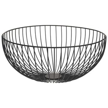 Cos pentru fructe, HIT, Metal, Negru, 35 cm Cos pentru fructe, HIT, Metal, Negru, 35 cm