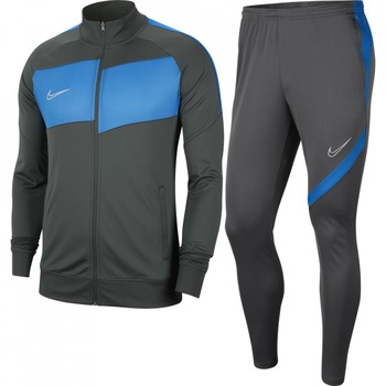 Trening Nike Academy 20 Pro pentru copii, Gri/Albastru, 158-170 CM Trening Nike Academy 20 Pro pentru copii, Gri/Albastru, 158-170 CM