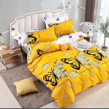 Lenjerie 6 piese din Bumbac Finet, model Daisy Butterfly 235 x 240 Lenjerie 6 piese din Bumbac Finet, model Daisy Butterfly 235 x 240