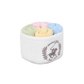 Set 4 prosoape bumbac 100%, dimensiune 30x30 cm, Beverly Hills Polo Club, Wash 10 Yellow Green Pink Blue Set 4 prosoape bumbac 100%, dimensiune 30x30 cm, Beverly Hills Polo Club, Wash 10 Yellow Green Pink Blue