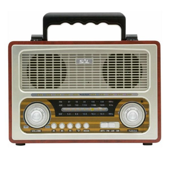 SAL RRT 3B Bluetooth retro táskarádió