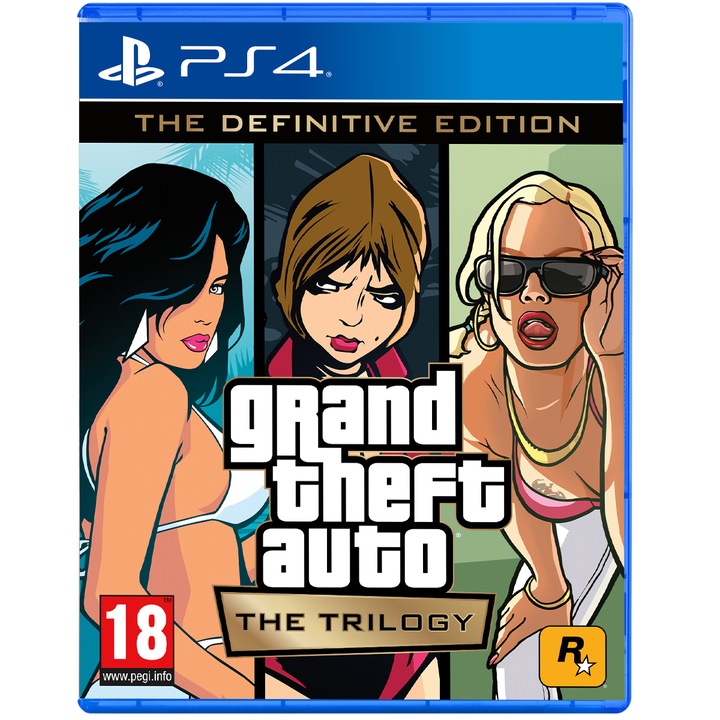 Игра Grand Theft Auto: The Trilogy - The Definitive издание за PlayStation 4
