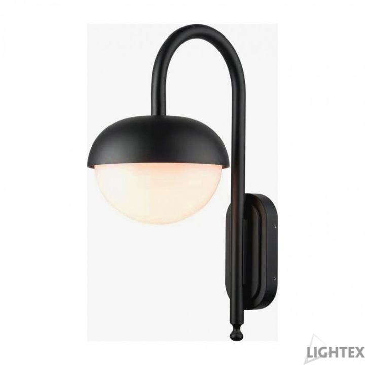 Kerti lámpatest Lightex DUBLIN, E27, IP54, 323x200x411mm, fekete
