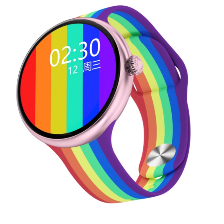 Смарт Часовник Pimpom UP9, 1.10", Луксозен, Пулс, Режим сън, Съобщения, Напомняне, Повиквания,Будилник